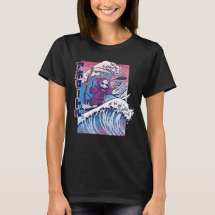  Surf raad voor Japanse dampgolflengte Reaper T-shirt
