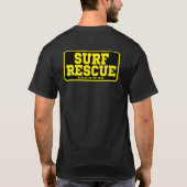 SURF RESCUE BLK back print T-shirt (Achterkant)