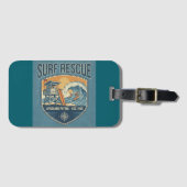 Surf Rescue Lifeguard Patrol Est 1950 Bagagelabel (Voorkant (horizontaal))