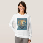 Surf Rescue Lifeguard Patrol Est 1950 T-shirt (Voorkant volledig)