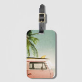 Surf Retro | Beach Bagagelabel (Voorkant (verticaal))