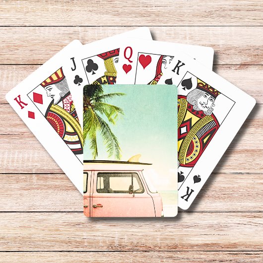 Surf Retro | Beach Pokerkaarten