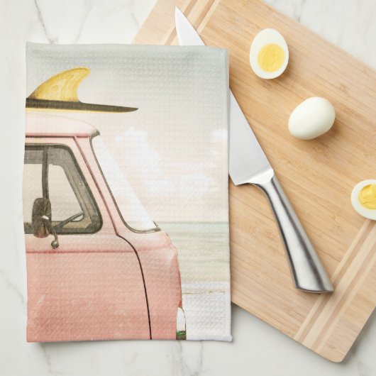 Surf Retro | Beach Theedoek (Quarter Fold)