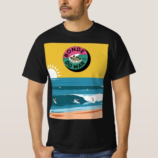 Surf Retrô - Bonde do Mar T-shirt (Voorkant)