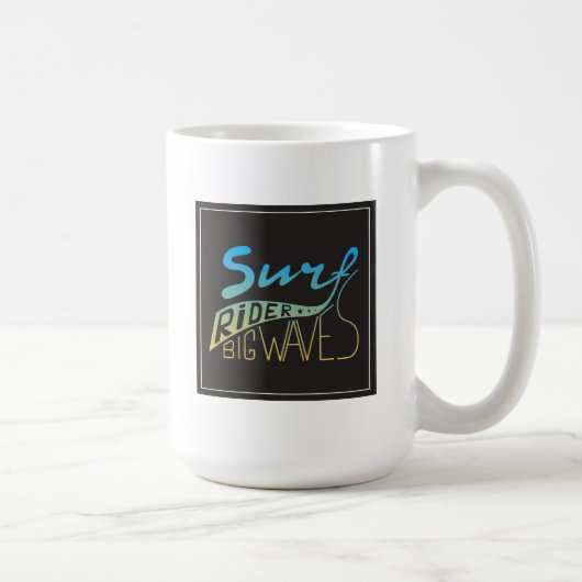 Surf Rider Big Waves Koffiemok (Rechts)