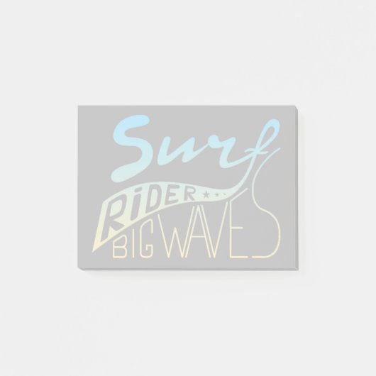 Surf Rider Big Waves Post-it® Notes (Voorkant)