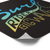 Surf Rider Big Waves Poster (Hoek)
