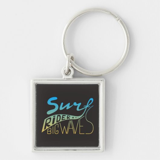 Surf Rider Big Waves Sleutelhanger (Voorkant)