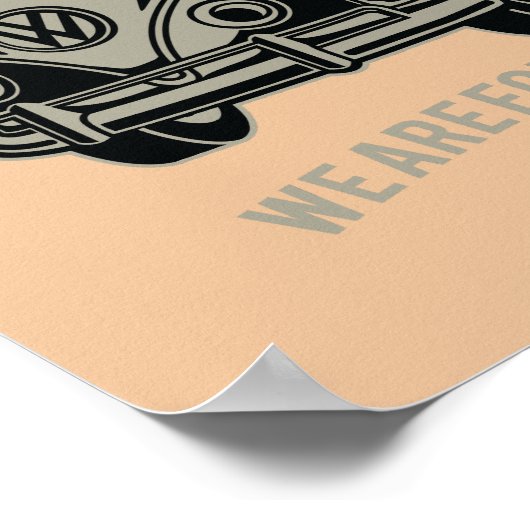 Surf Rider California Beach Poster (Hoek)