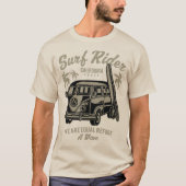 Surf Rider California Beach T-shirt (Voorkant)