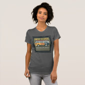 Surf Rider Huntington Beach Poster T-shirt (Voorkant volledig)