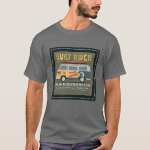 Surf Rider Huntington Beach Poster T-shirt
