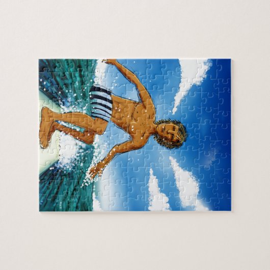 Surf Rider Legpuzzel (Horizontaal)