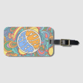 Surf Rider Pattern Bagagelabel (Voorkant (horizontaal))