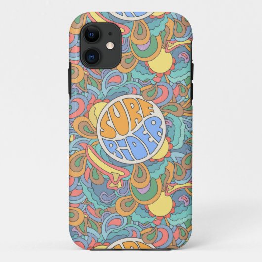 Surf Rider Pattern Case-Mate iPhone Case (Achterkant)