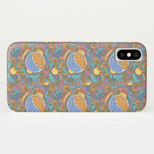 Surf Rider Pattern Case-Mate iPhone Case (Achterkant (horizontaal))