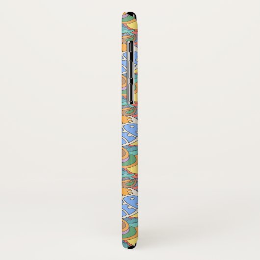 Surf Rider Pattern Case-Mate iPhone Case (Achterkant/links)
