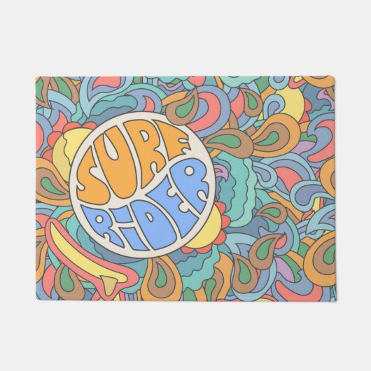 Surf Rider Pattern Deurmat (Voorkant)