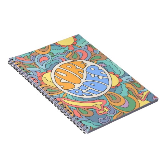 Surf Rider Pattern Notitieboek (Rechterzijde)