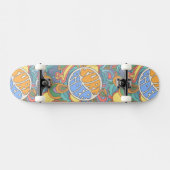 Surf Rider Pattern Persoonlijk Skateboard (Horizontaal)