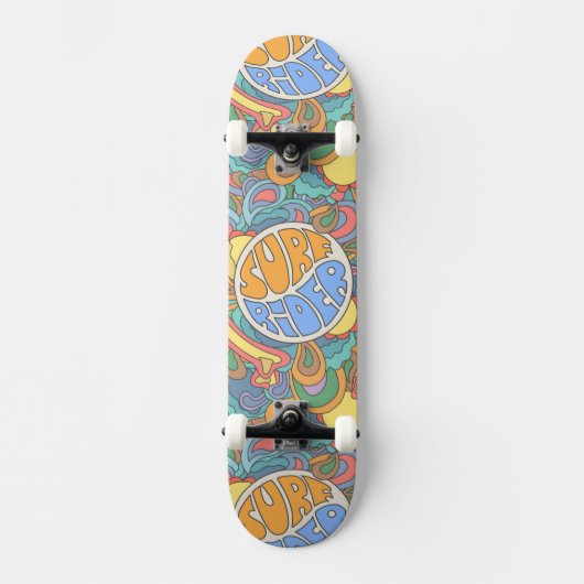 Surf Rider Pattern Persoonlijk Skateboard (Voorkant)