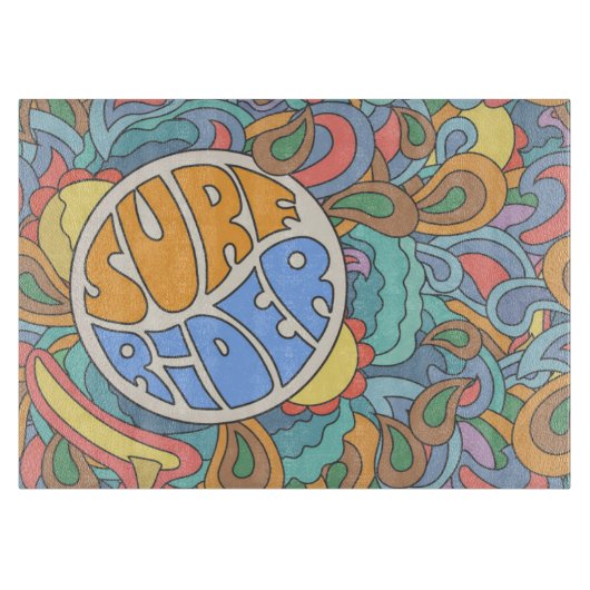 Surf Rider Pattern Snijplank (Voorkant)