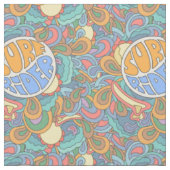 Surf Rider Pattern Stof (Close Up)