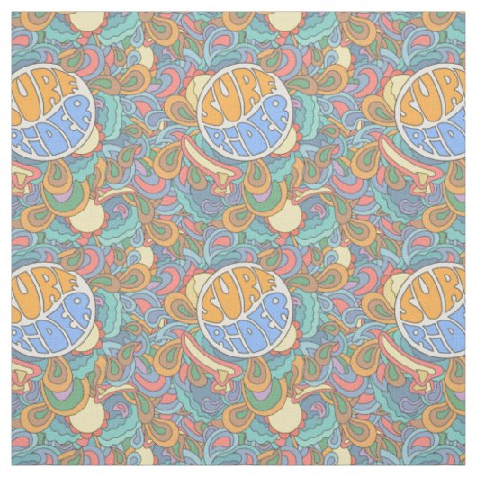 Surf Rider Pattern Stof (Swatch)