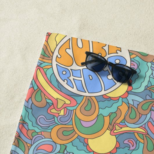 Surf Rider Pattern Strandlaken (In situ)