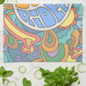 Surf Rider Pattern Theedoek (Gevouwen)