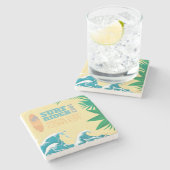 Surf Rider Surf Contest |1983 Stenen Onderzetter (Zijkant)