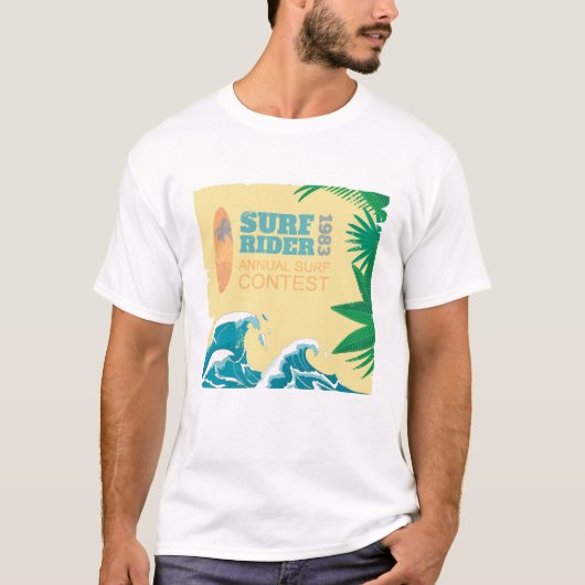 Surf Rider Surf Contest |1983 T-shirt (Voorkant)