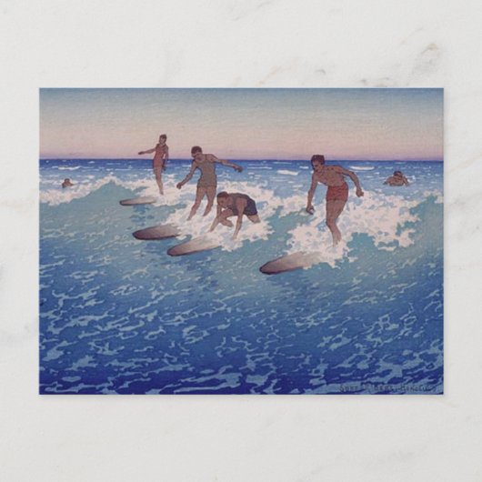 "Surf-Riders, Honolulu" - Briefkaart (Voorkant)