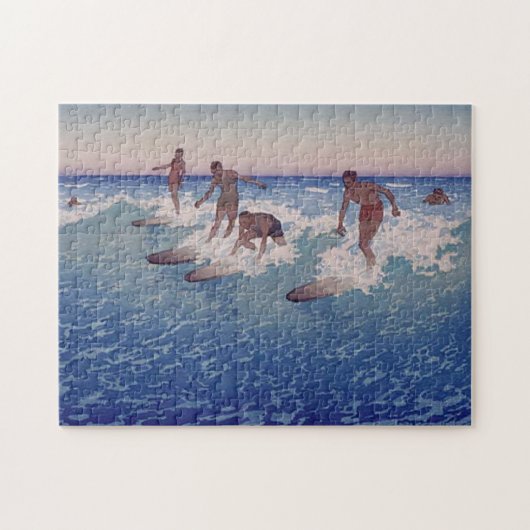 "Surf-Riders, Honolulu" - Charles W. Bartlett Legpuzzel (Horizontaal)