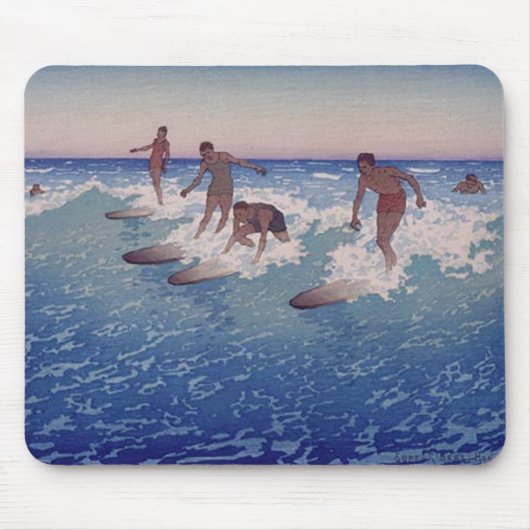 "Surf-Riders, Honolulu" - Mousepad Muismat (Voorkant)