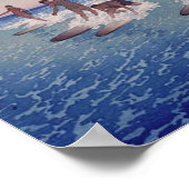 "Surf-Riders, Honolulu" - Poster (Hoek)