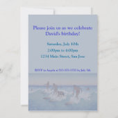 "Surf-Riders, Honolulu" - uitnodiging van Birthday (Achterkant)
