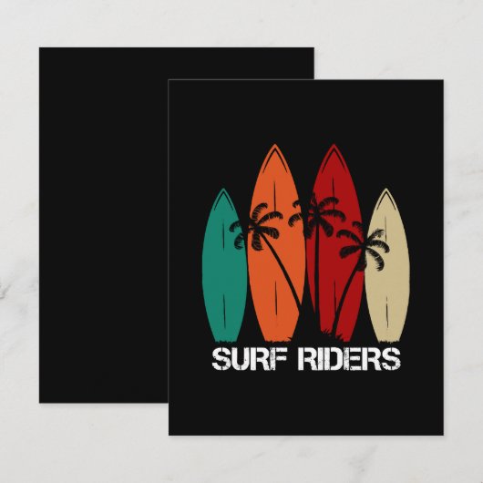 Surf Riders Informatiekaartje (Voorkant / Achterkant)