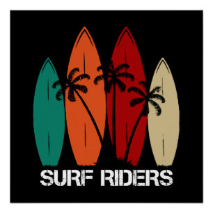Surf Riders Perfect Poster