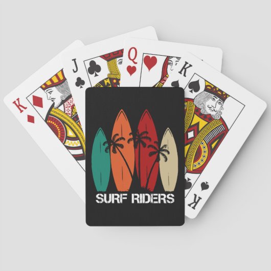 Surf Riders Pokerkaarten (Achterkant)