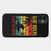 Surf Riders Vangen de Golven Case-Mate iPhone Case (Achterkant (horizontaal))