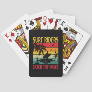 Surf Riders Vangen de Golven Pokerkaarten