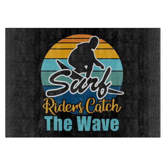 Surf Riders Vangen de Golven Snijplank (Voorkant)