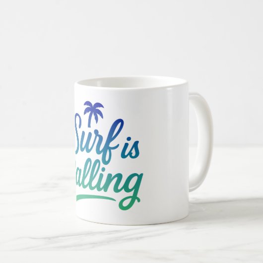 Surf roept koffiemok (Voorkant rechts)