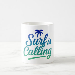 Surf roept koffiemok