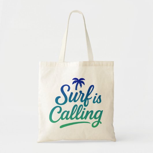 Surf roept tote bag (Voorkant)