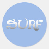 Surf rond grote stickers (Voorkant)