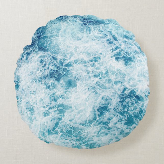 Surf Rond Kussen (Voorkant)