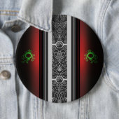 Surf rood Tattoo Ronde Button 6,0 Cm (In situ)