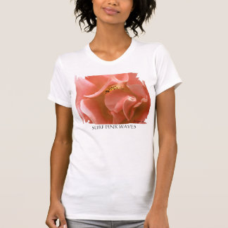 Surf Roze golven - Roos Petals T-shirt